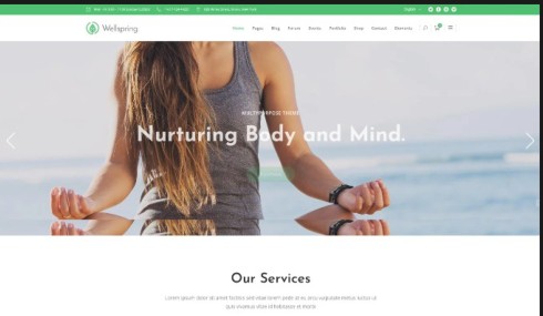 Homepage of amfit.pro, a fitness and wellness website